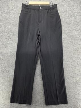 Christopher & Banks Pants Womens 10 Black Dress Pants Stretch Pockets 31.5 In